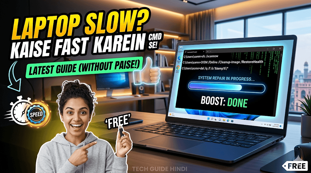 Laptop Slow Kaise Fast Kare CMD Se – Latest Guide Without Money
