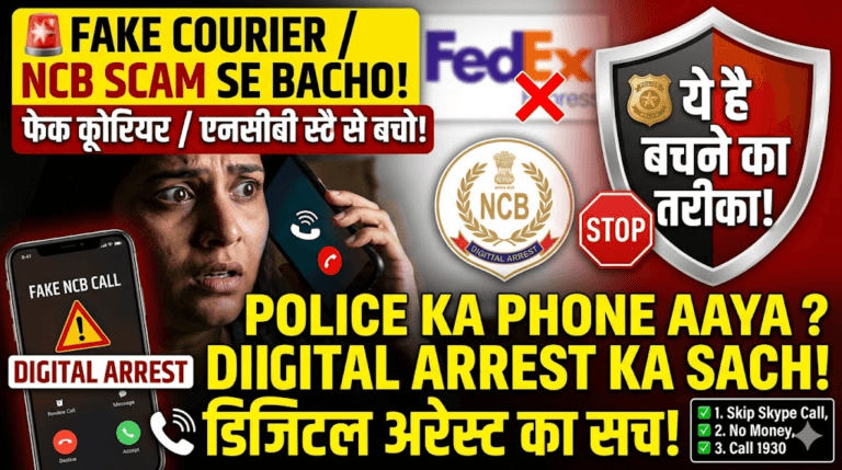 Fake Courier Scam India 2026: FedEx aur NCB Call Se Kaise Bachein? (Full Safety Guide).