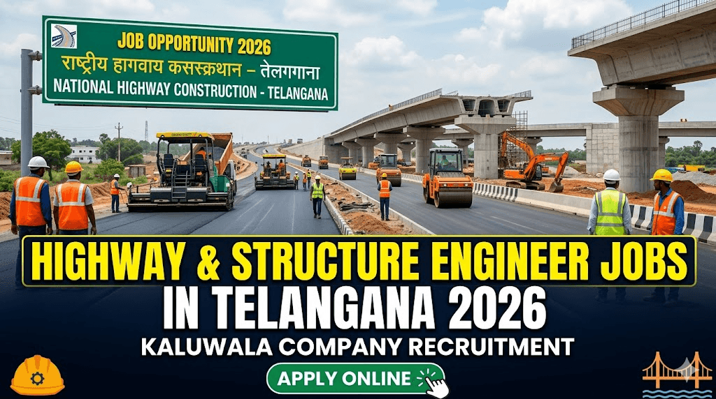 Highway & Structure Engineer Jobs in Telangana 2026 – Apply Online for Kaluwala Company Recruitment