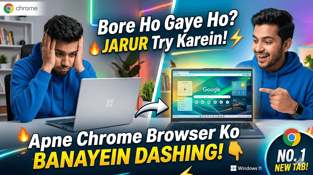 CHROME CHROWSER KE DASHBARD SE BORE HO GAYE HO TO YE JARUT TRY KEREIN.