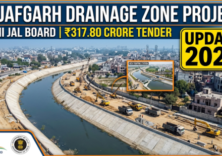 Najafgarh Drainage Zone Project Delhi 2026 – Delhi Jal Board ₹317.80 Crore Tender Update