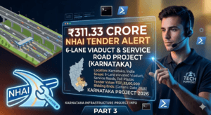 Construction of 6 Lane Viaduct and Service Road