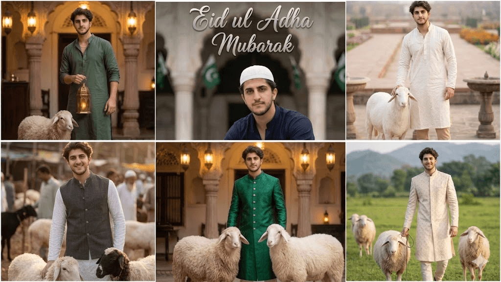 5 Cinematic Bakra Eid AI Photo Editing Prompts for Realistic Eid Images