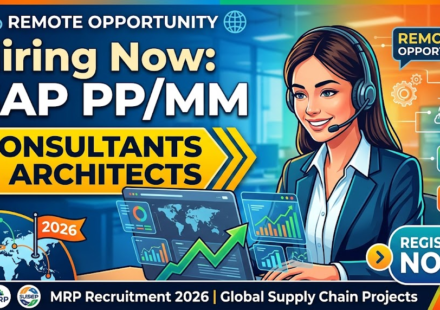 SAP PP/MM Consultant Recruitment 2026
