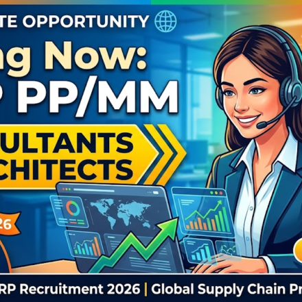 SAP PP/MM Consultant Recruitment 2026