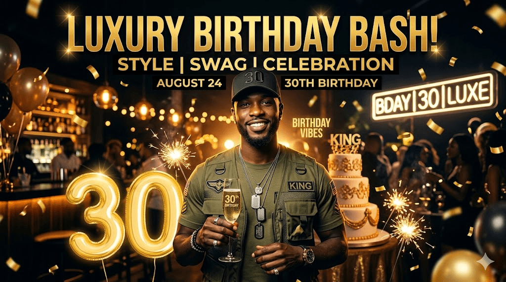Luxury Tactical Birthday Poster Prompt 2026: Create a Premium AI Birthday Design with Streetwear Style