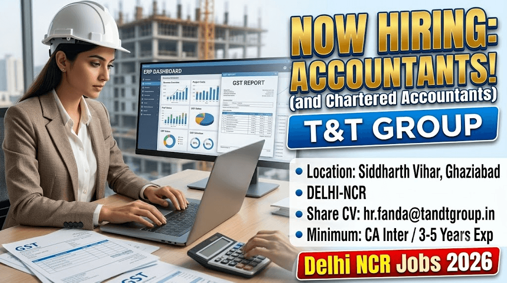 Accountant Sr. Executive Recruitment 2026