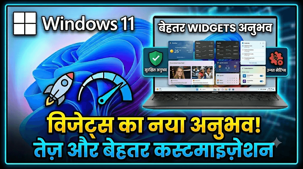 Widgets Experience हुआ बेहतर