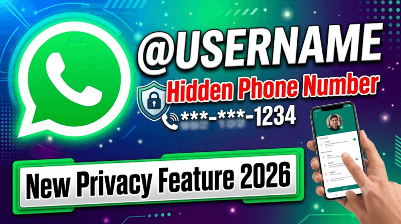 WhatsApp Username Feature 2026: अब बिना Phone Number Share किए करें Chat, जानें कैसे मिलेगा, कब आएगा और क्या हैं इसके फायदे-नुकसान !