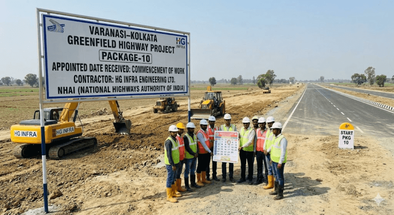 HG Infra Receives Appointed Date for Varanasi–Kolkata Greenfield Highway Package-10