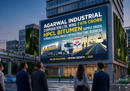 Agarwal Industrial Wins ₹478 Crore HPCL Bitumen Supply Contract in 2026