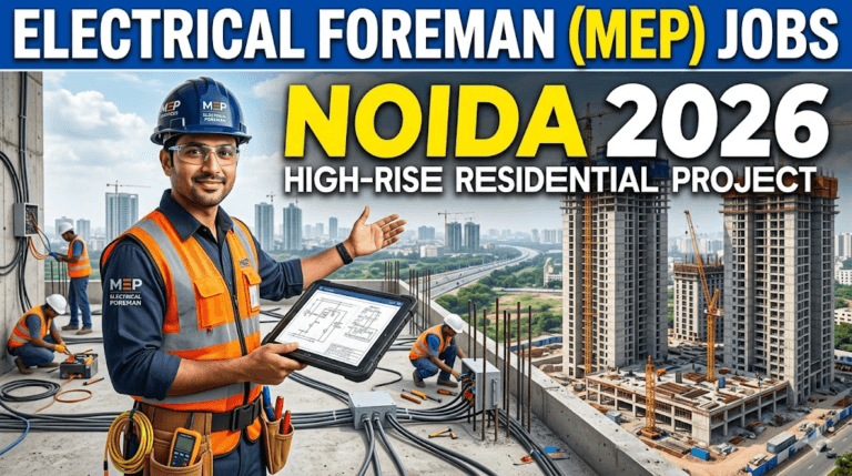 Electrical Foreman Jobs in Noida 2026