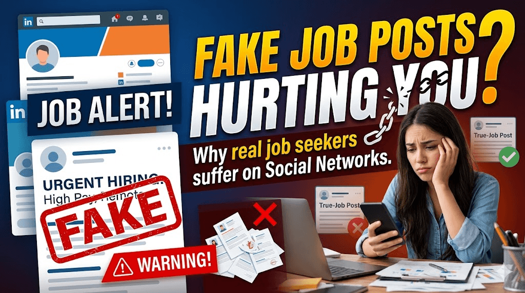 Fake Job Posts on Socal & LinkedIn: Why They Are Hurting Real Job Seekers