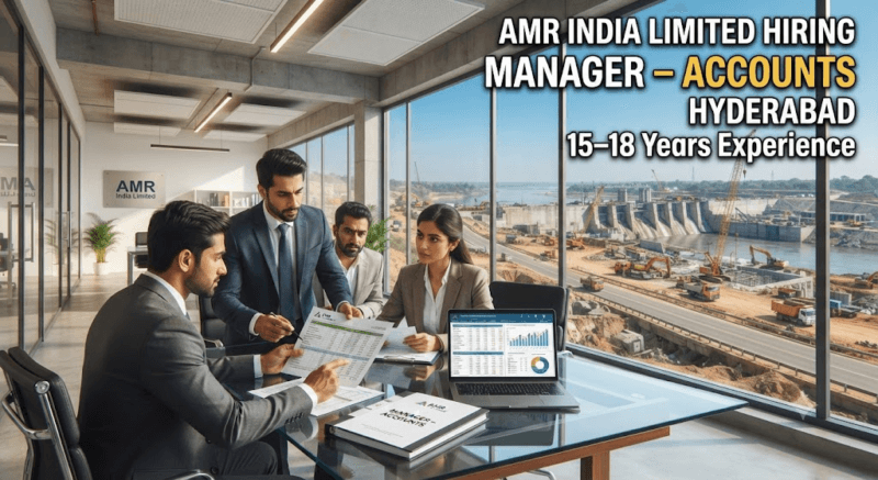 AMR India Manager Accounts Recruitment 2026: Hyderabad Manager – Accounts Vacancy, Eligibility, Salary & Apply Now