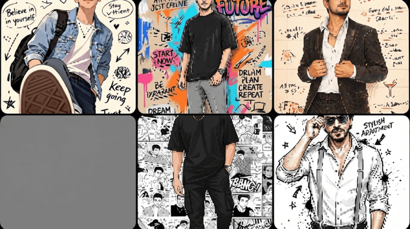 5 Best Illustrated AI Photo Prompts 2026: Hand Drawn Doodle, Fashion Portrait और Motivational Poster Prompts