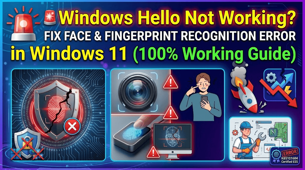 Windows Hello Face & Fingerprint Not Available