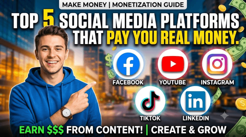 Top 5 Social Media Platforms That Can Make You Real Money in 2026