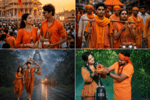 Sawan / Kanwar Couple Kanwar Yatra AI Prompts 2026