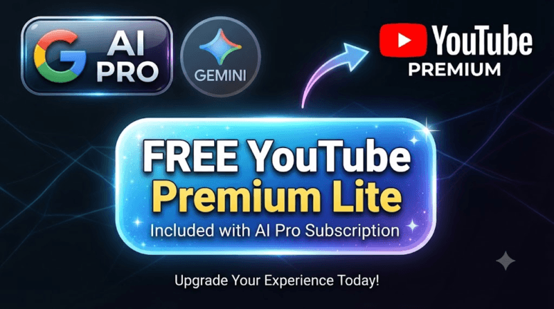 Google AI Pro & YouTube Bundle 2026: Google AI Pro के साथ Free YouTube Premium Lite कैसे मिलेगा? पूरी जानकारी