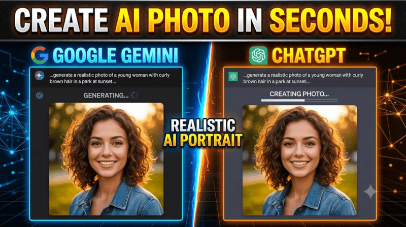 AI Photo Kaise Banaye? Google Gemini Aur ChatGPT Se Free Mein AI Images Banane Ki Complete Guide (2026)