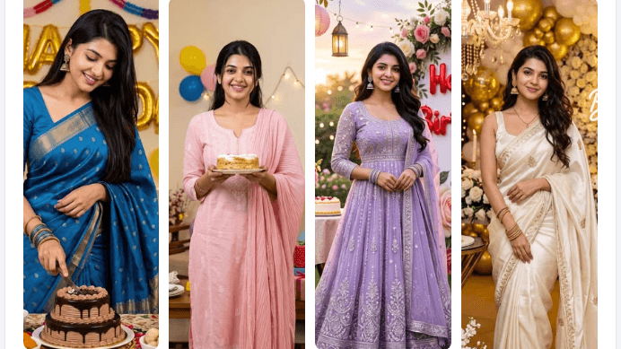 Birthday AI Photo Prompts for Indian Women: 6 Viral Birthday Photoshoot Prompts for Stunning AI Images