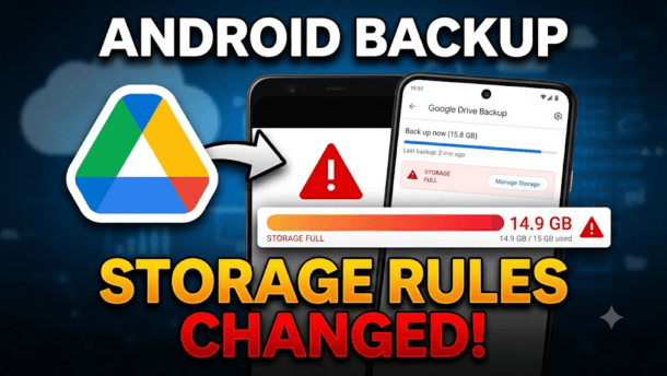 Android Backup Storage Update 2026 by Google