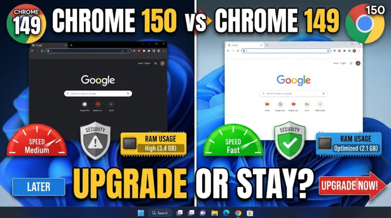 Google Chrome 150 vs 149 Comparison (2026): Should You Upgrade to Chrome 150?